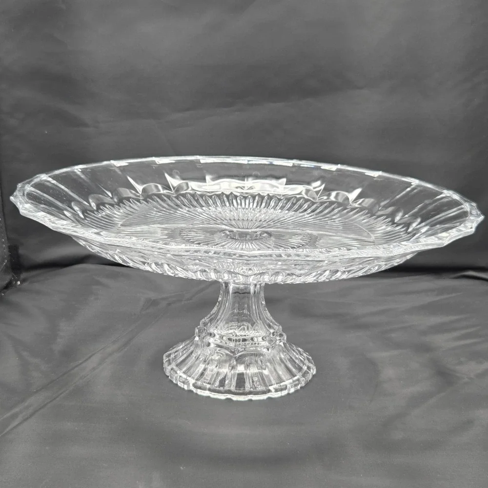 Celebrations by Mikasa Bella Court Collection Footed Pedestal Cake Plate Stand